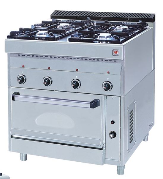 Εικόνα της Κουζίνα Υγραερίου 4 Εστιών και Φούρνος F GAS E4, North
