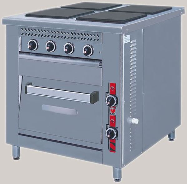Εικόνα της Κουζίνα Ηλεκτρική 4 Εστιών και Φούρνος F80 E4 North