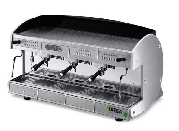 Εικόνα της Μηχανή Espresso Αυτόματη Δοσομετρική  4 Group Concept EVD/4 Total color WEGA 
