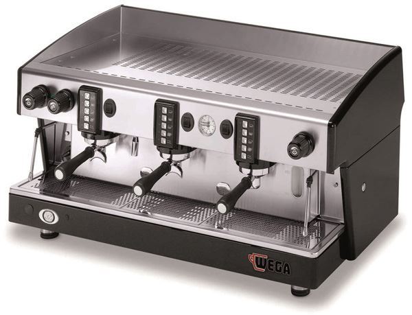 Εικόνα της Μηχανή Espresso Αυτόματη Δοσομετρική  3 Group Atlas W01 EVD/3 WEGA 