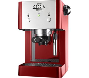 Εικόνα της Παραδοσιακή μηχανή καφέ Espresso Gran Gaggia Deluxe Red LSB, GAGGIA 