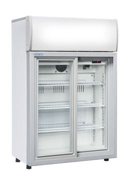 Εικόνα της Ψυγείο Βιτρίνα Διπλή Επιτραπέζια, 46 cm 82 lt