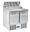 Εικόνα της Ψυγείο Πάγκος Σαλατών- Τοστ με 2 πόρτες, 90 cm 220 lt