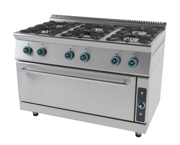 Εικόνα της Κουζίνα Αερίου με 6 εστίες και φούρνο αερίου, σειρά 750, FC6FLS7 SER GAS