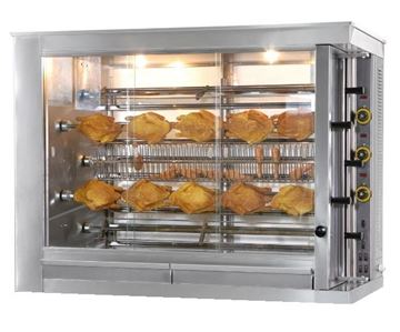 Εικόνα της Κοτοπουλιέρα Ηλεκτρική 5 σουβλών KE5, για 30- 35 κοτόπουλα SER GAS
