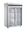 Εικόνα της Ψυγείο Θάλαμος Βιτρίνα Κατάψυξη με 2 Πόρτες και Ψυκτικό Μηχάνημα, CFP2144/GL INOMAK