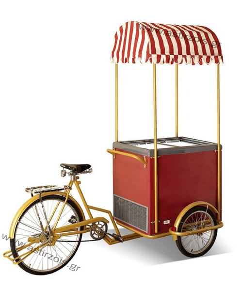 Εικόνα της Ποδήλατο προβολής παγωτού ICE CREAM BICYCLE, χωρητικότητα 6 λεκανάκια