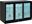 Εικόνα της Ψυγείο Back Bar Συντήρηση Επιτραπέζιo Με Συρόμενες Πόρτες, 330 lt, ICG-0330SB INTERCOOL