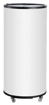 Εικόνα της Ψυγείο Συντήρηση Αναψυκτικών Στρογγυλό με Γυάλινα Καπάκια, 65 lt, INTERCOOL