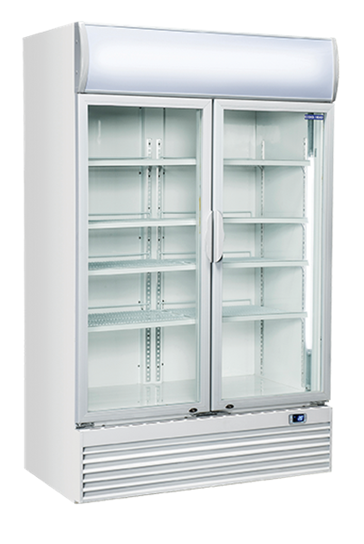 Εικόνα της Ψυγείο Βιτρίνα Διπλή, με Ανοιγόμενες Πόρτες, 120 cm 1000 lt