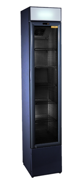 Εικόνα της Ψυγείο Βιτρίνα Συντήρησης Μαυρή Μονή με Φωτεινή Μετώπη 36 cm, 105lt.